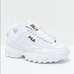 New With Tags - Fila Disrupter II (White)